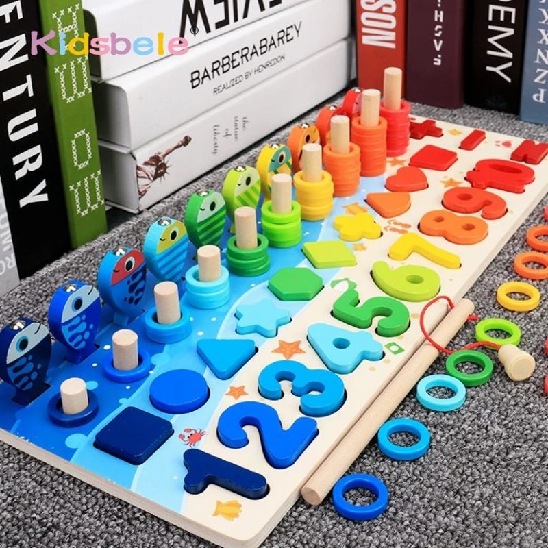 Montessori Math Puzzle Toys for Kids
