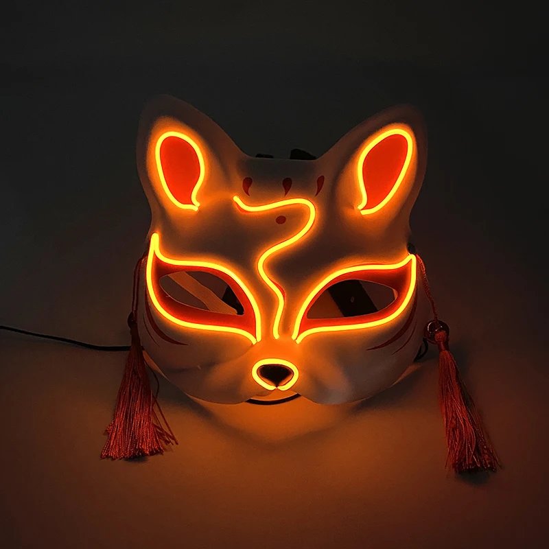 Luminous Cat Face LED Mask