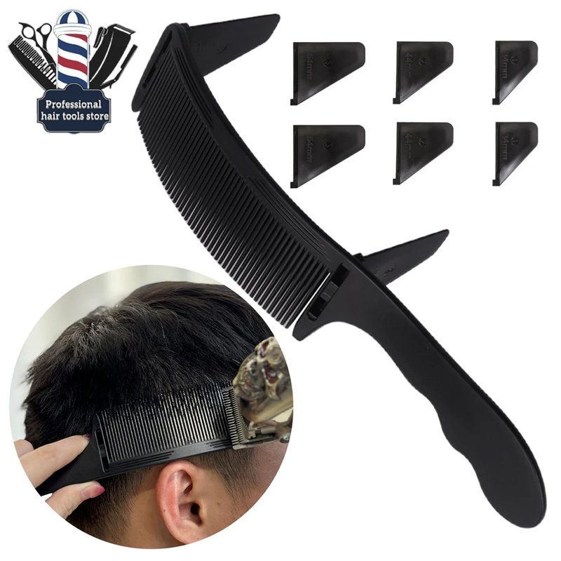 Professional Curved Hair Cutting Comb