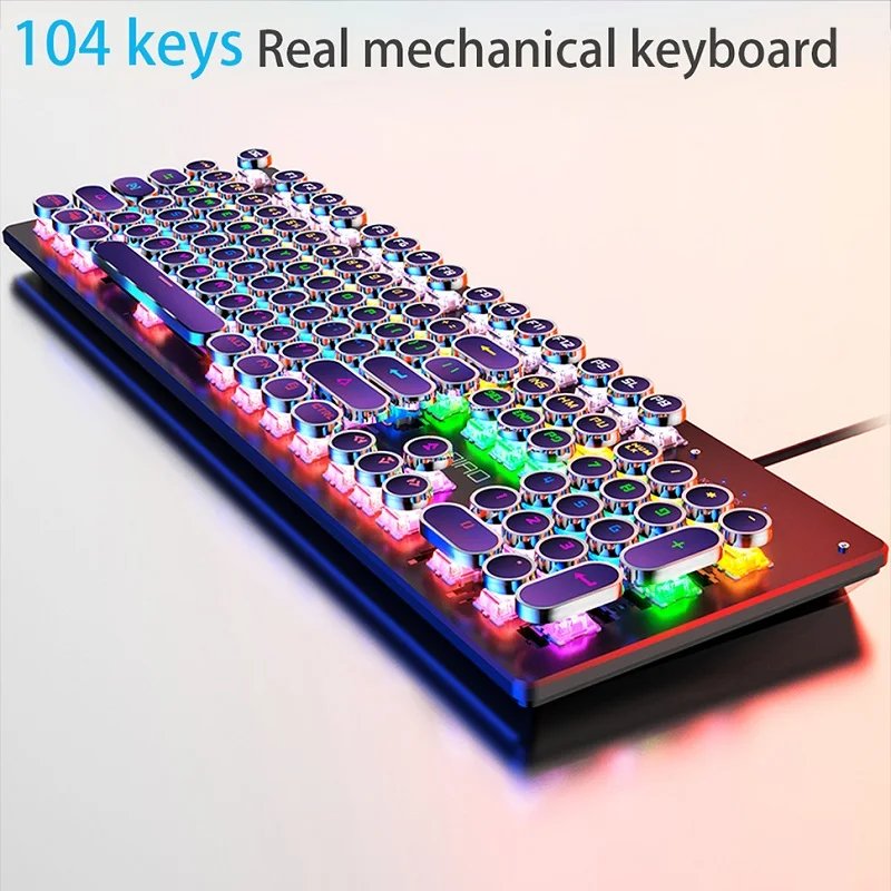 Retro RGB Mechanical Gaming Keyboard