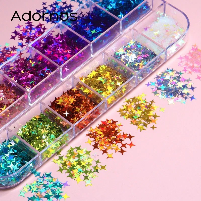 Holographic Star Sequins for Resin Art