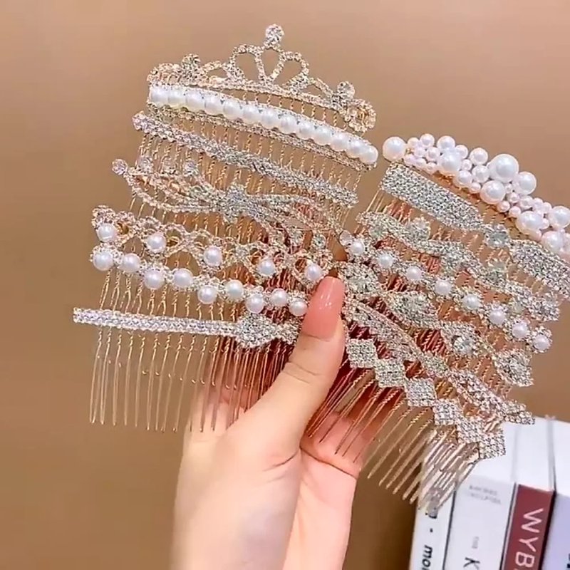 Luxury Pearl Bridal Hair Clip