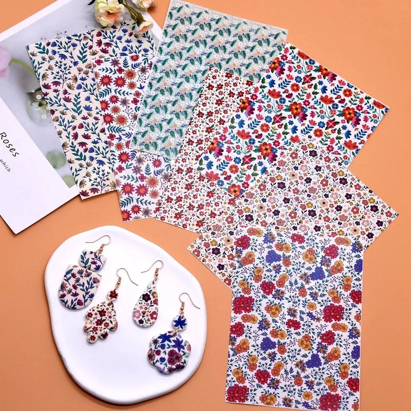 Watercolor Transfer Paper for Jewelry Making
