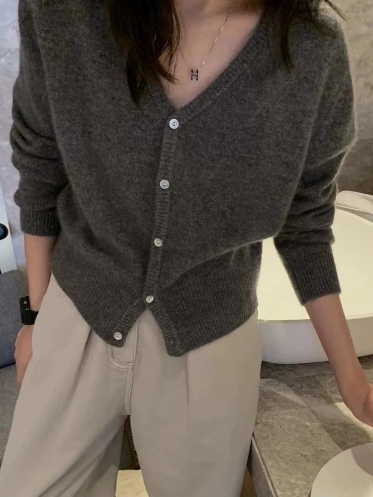 Chic Cashmere V-Neck Cardigan