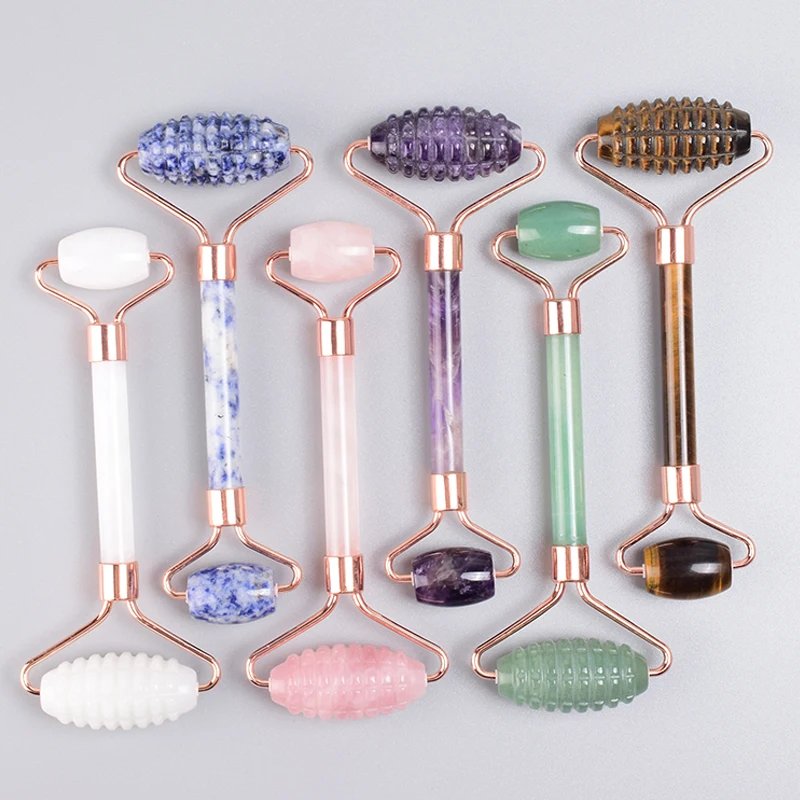 Rose Gold Gua Sha & Face Roller Set