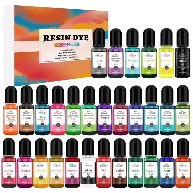 Vibrant Epoxy Resin Pigment Kit