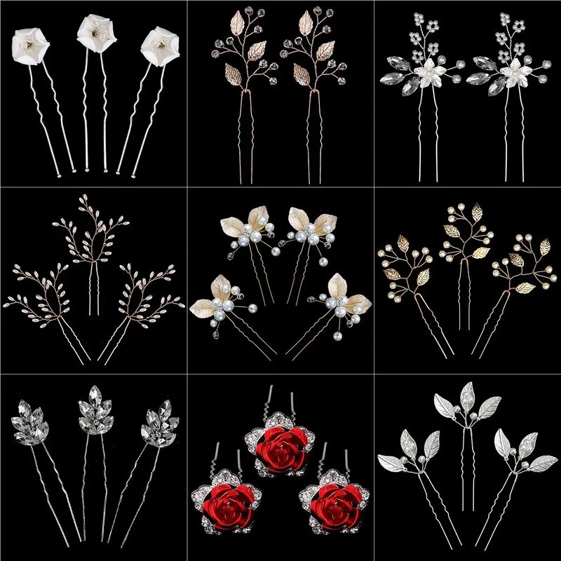 Elegant Pearl Beaded Hairpins