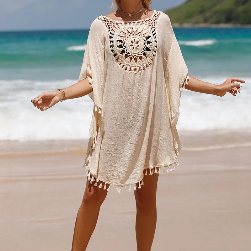 Chic Crochet Bikini Cover-Up
