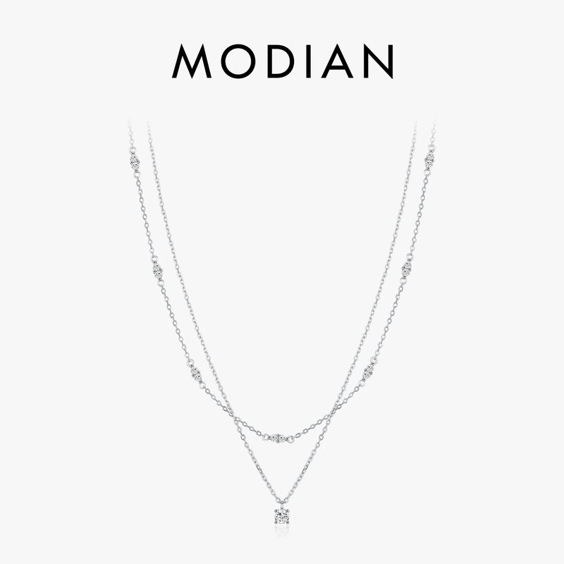 Stylish Moissanite Pendant Necklace