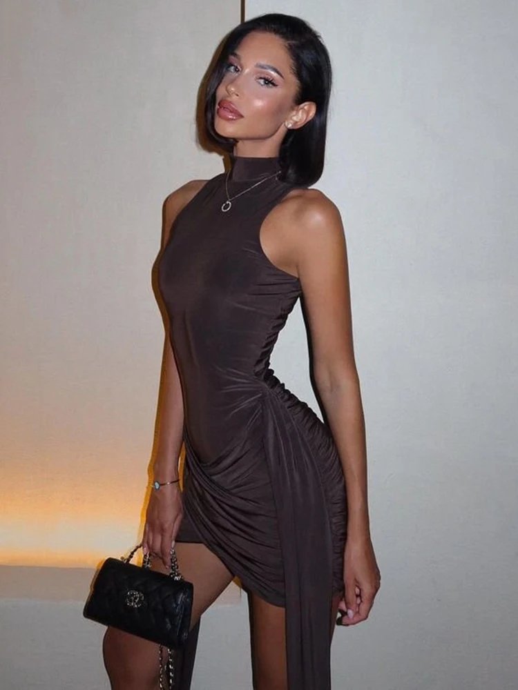 Elegant Sleeveless Mini Dress