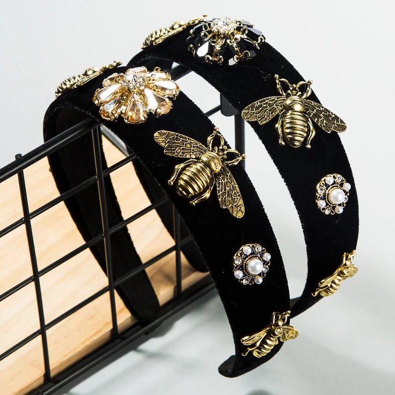 Chic Baroque Velvet Hair Band