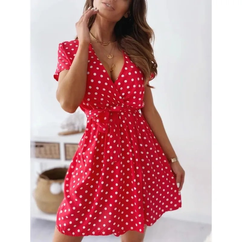 Chic Polka Dot Summer Dress