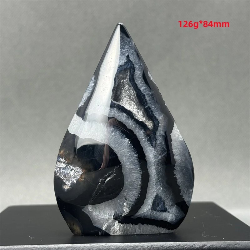 Black Onyx Healing Stone Torch
