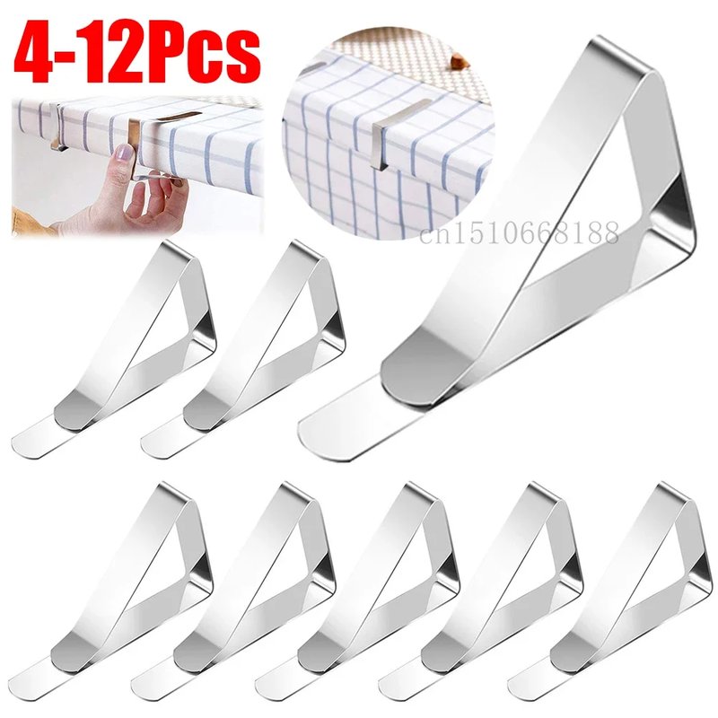 Stainless Steel Tablecloth Clips