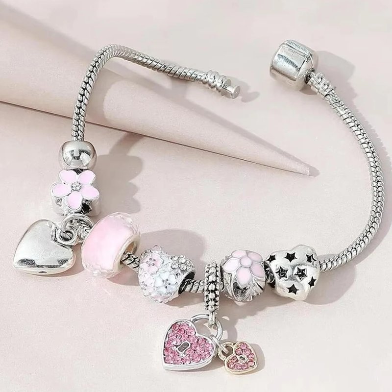 Chic Beaded Love Bracelet