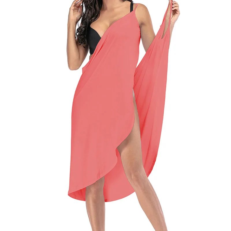 Chic Summer Beach Wrap Dress