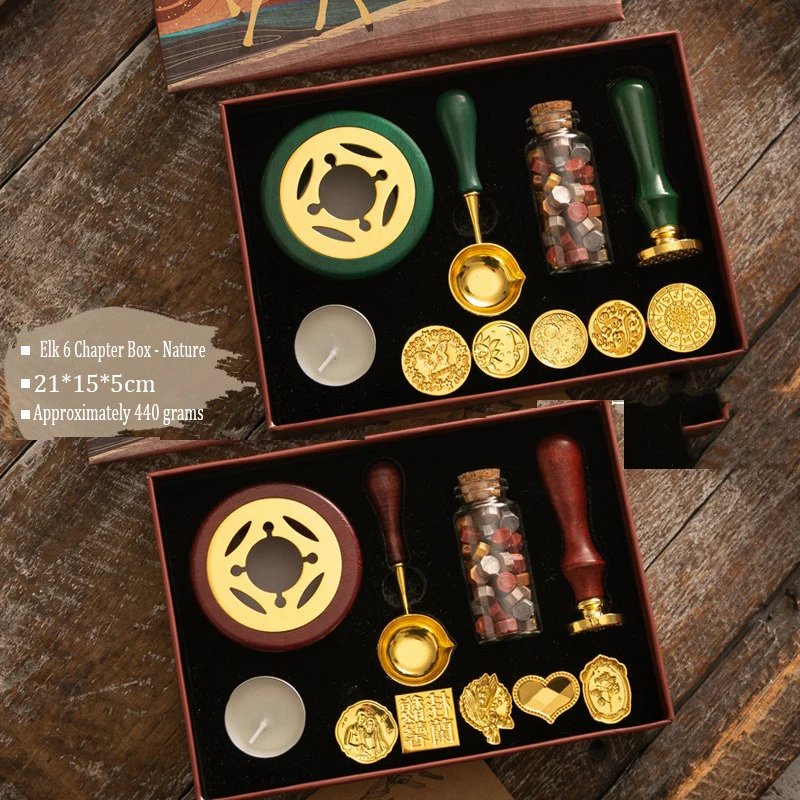 Vintage Wax Seal Stamp Set