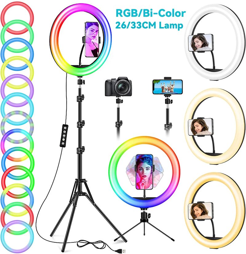 10-Inch LED Selfie Ring Light