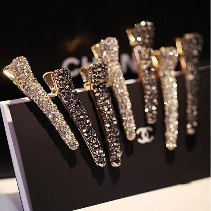 Elegant Rhinestone Hair Clips