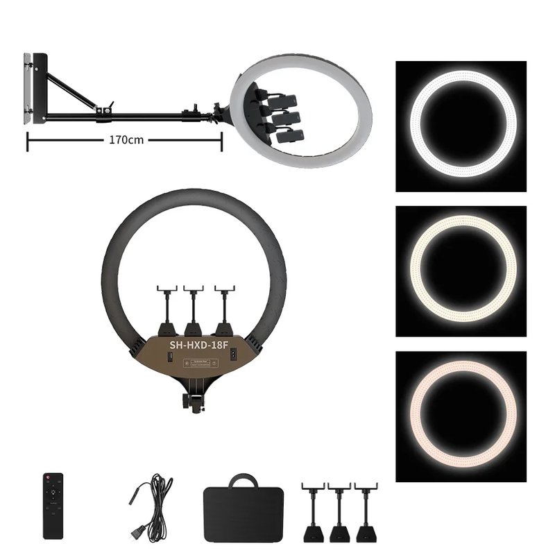 18-Inch Professional Ring Light Kit