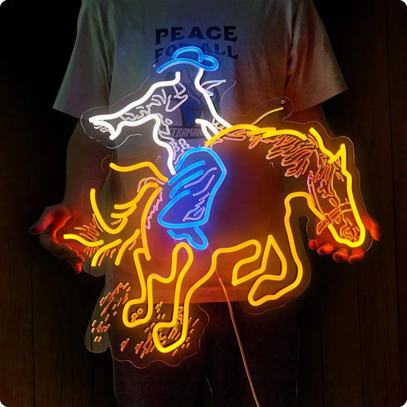 Cowboy Neon Wall Sign