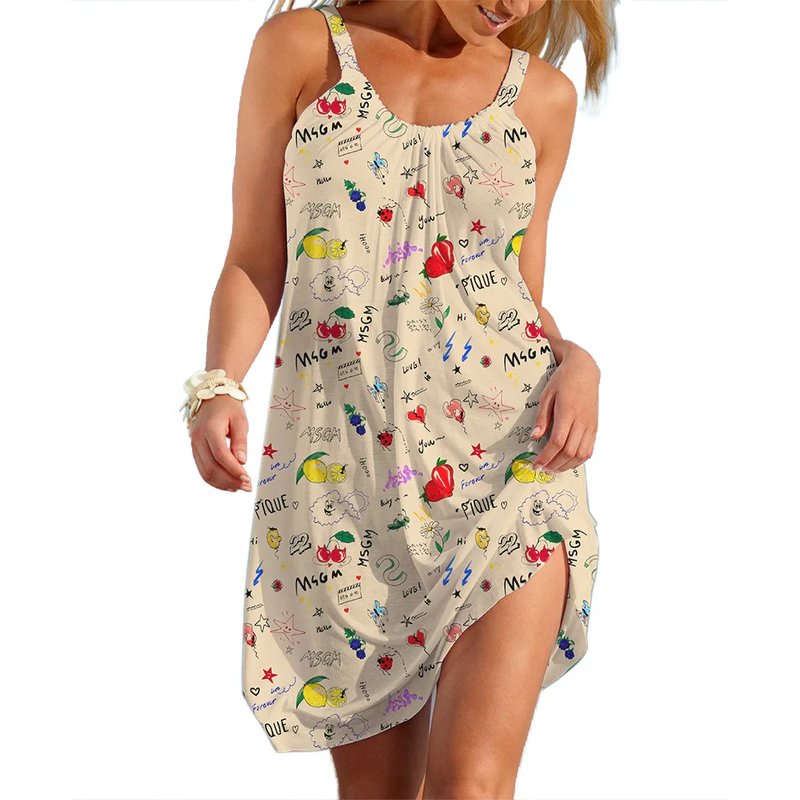 Chic Summer Floral Slip Dress