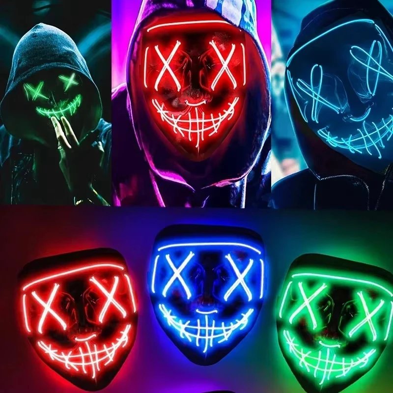 Luminous Halloween Masquerade Masks