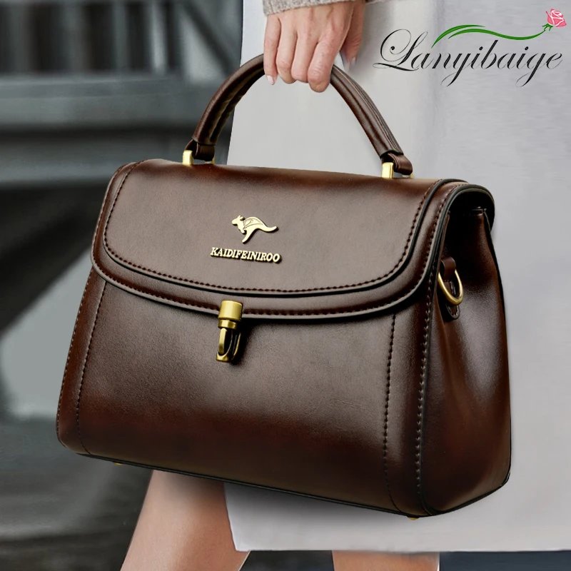 Luxury Leather Crossbody Bag for Women