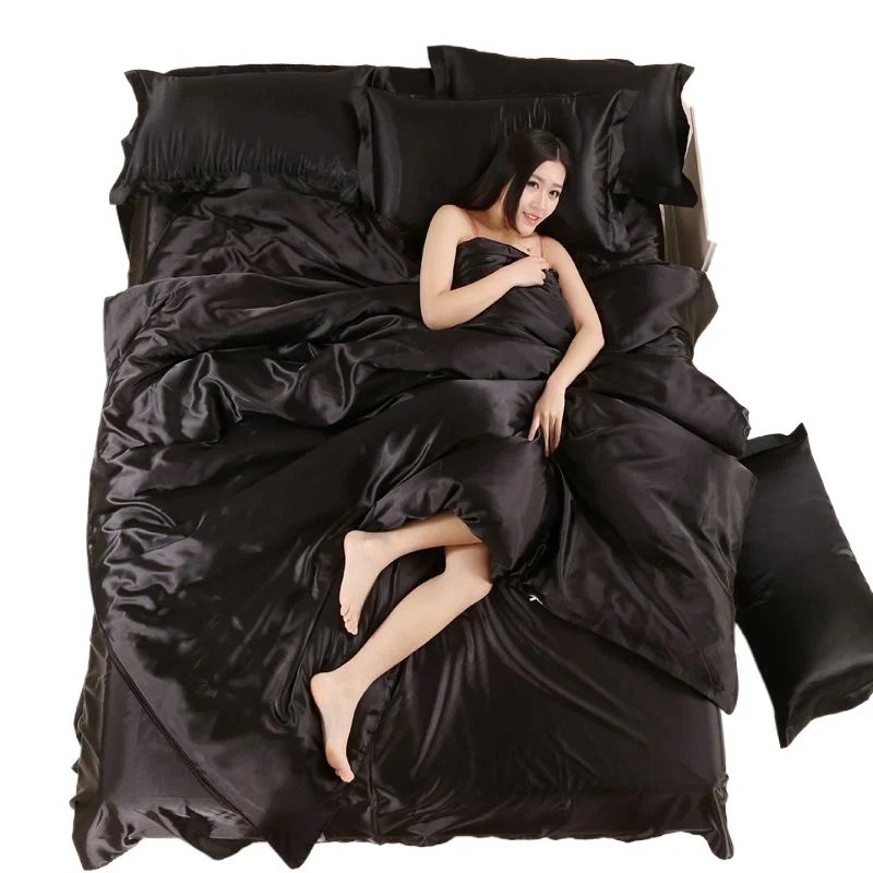 Luxury Satin Silk Bedding Set