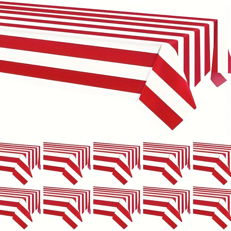 Waterproof Striped Tablecloth for Parties