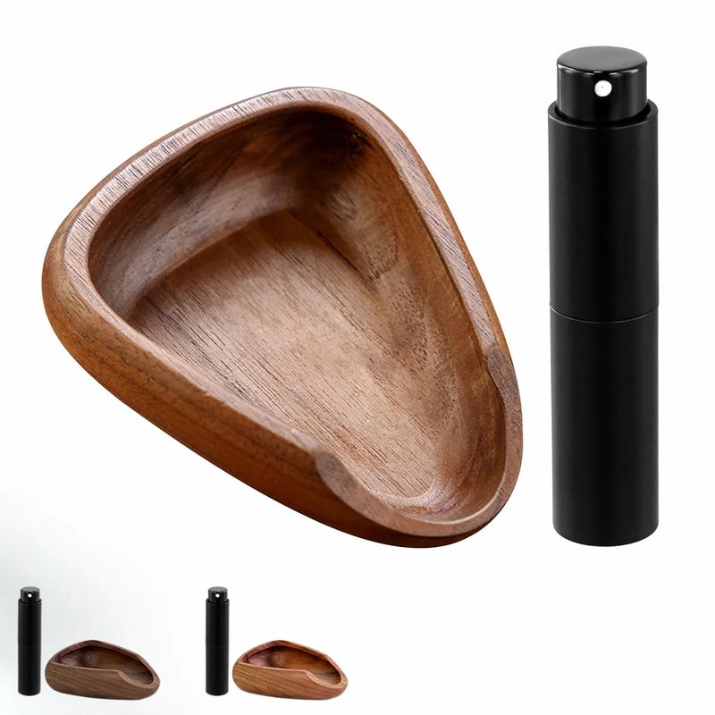 Elegant Wooden Coffee Bean Tray