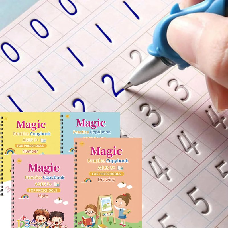 Reusable Calligraphy Practice Book Set