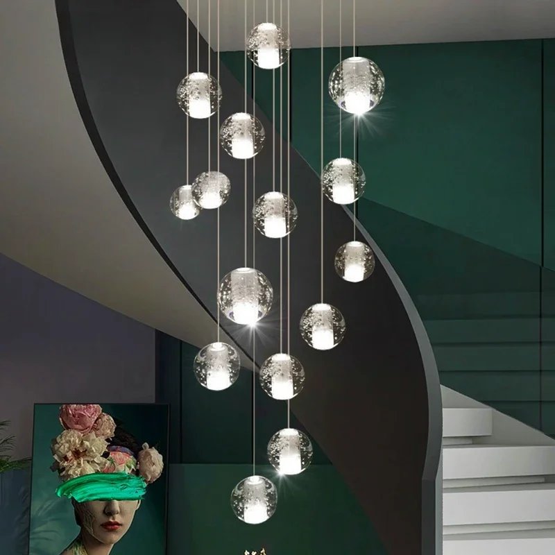 Elegant Crystal Ball Chandelier