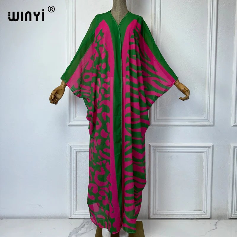 Bohemian Print Kimono Dress