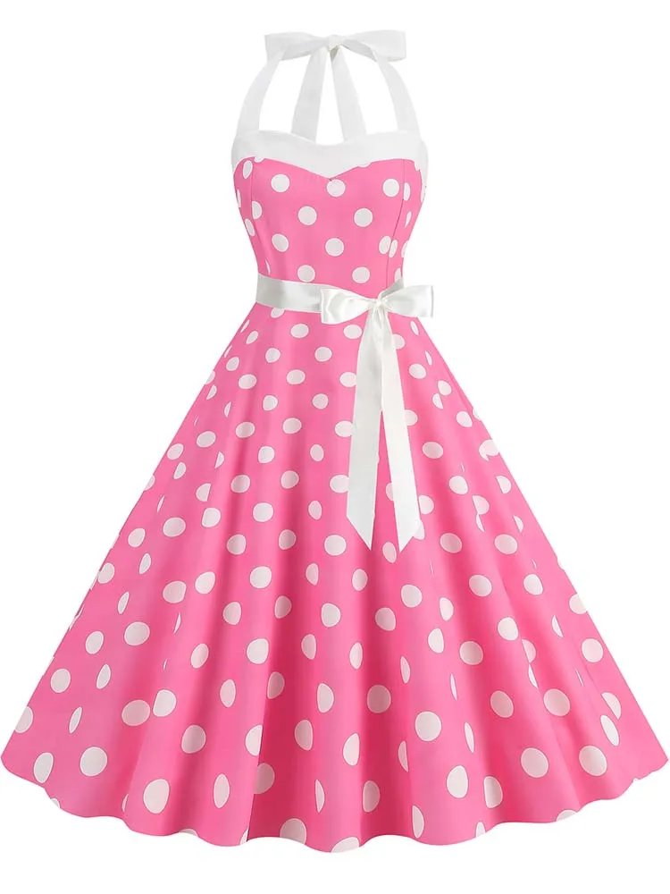 Vintage Polka Dot Summer Dress
