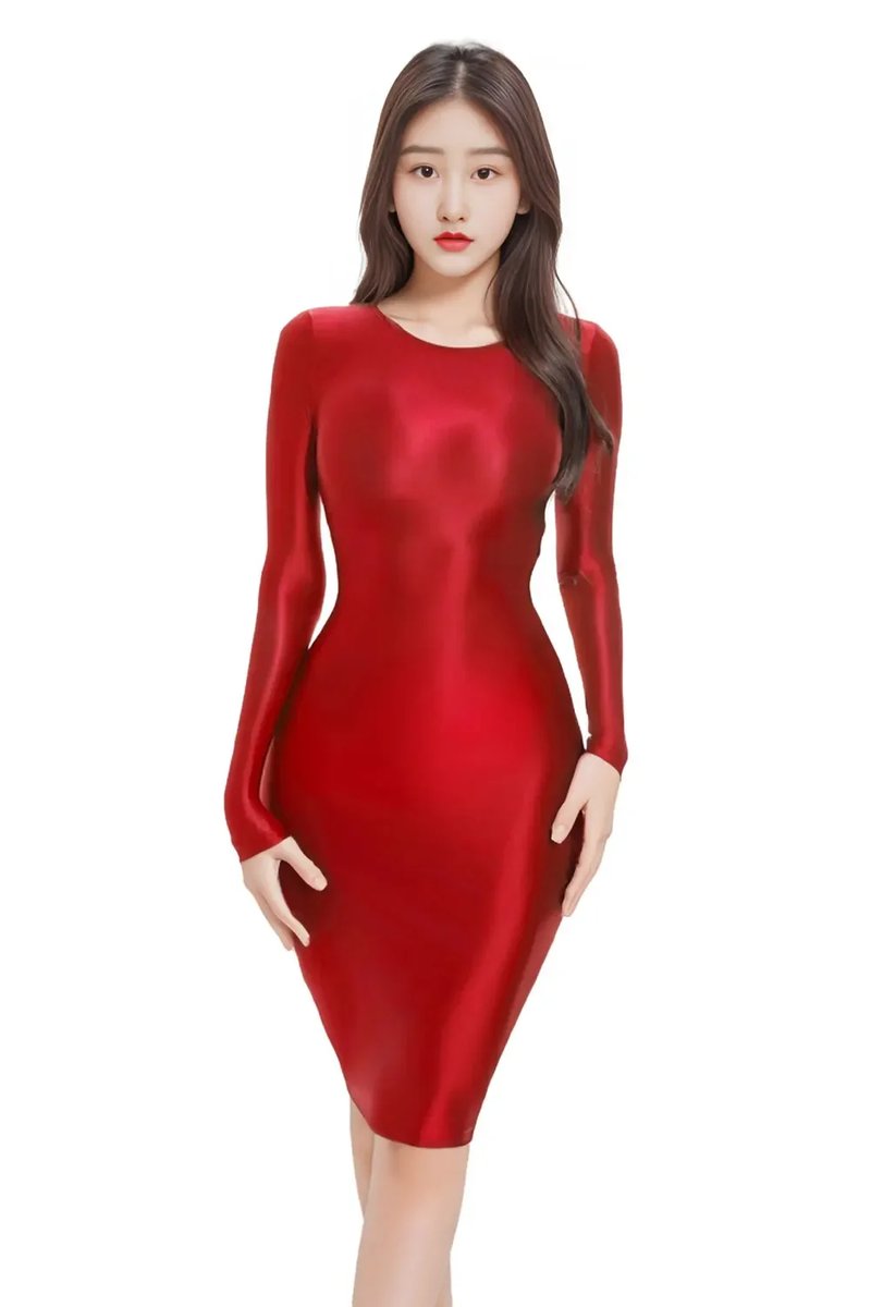 Elegant Satin Bodycon Dress