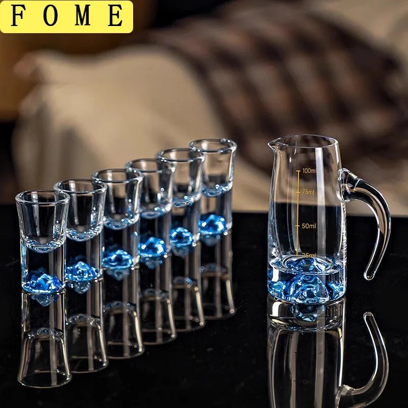 Elegant 7-Piece Crystal Glass Set
