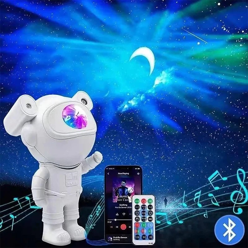 Astronaut Galaxy Projector with Bluetooth Speaker