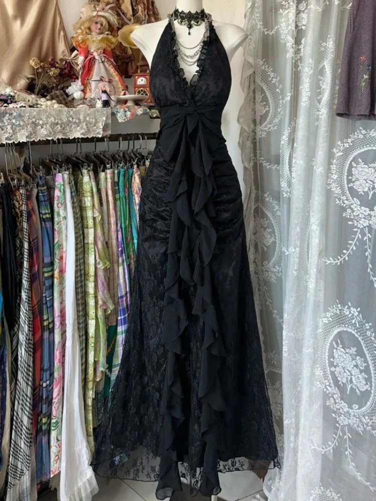 Vintage Gothic Slim Summer Dress