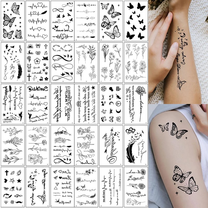 30 Stylish Temporary Tattoos for Women