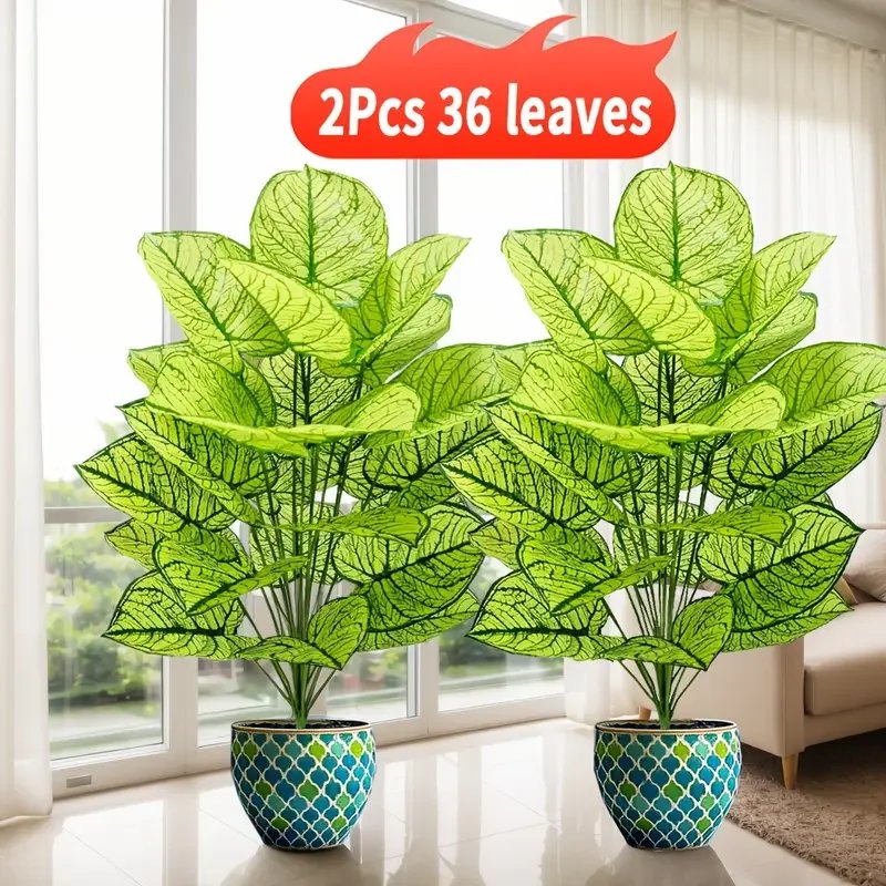 Realistic 30-Inch Artificial Plants Set