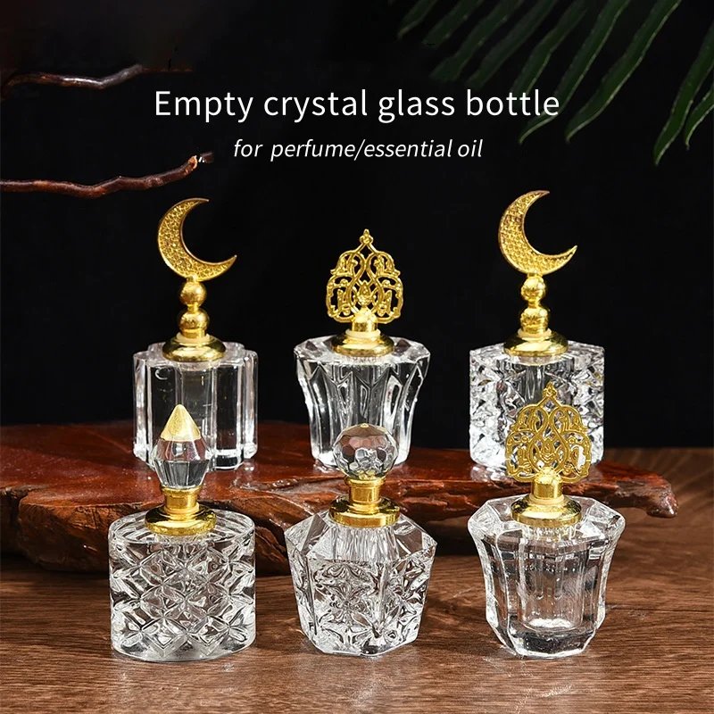 Elegant Glass Essential Oil Bottles