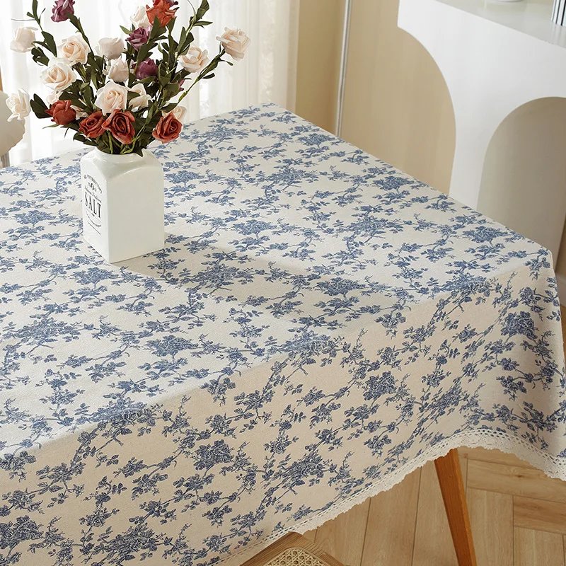Vintage Floral Tablecloth