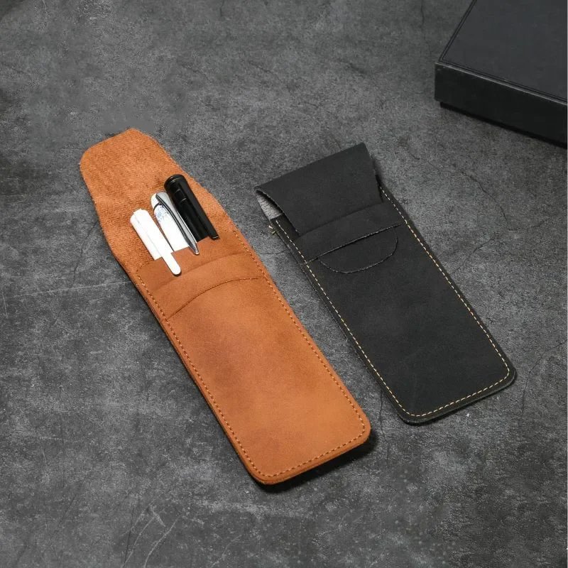 Vintage Leather Pen Case