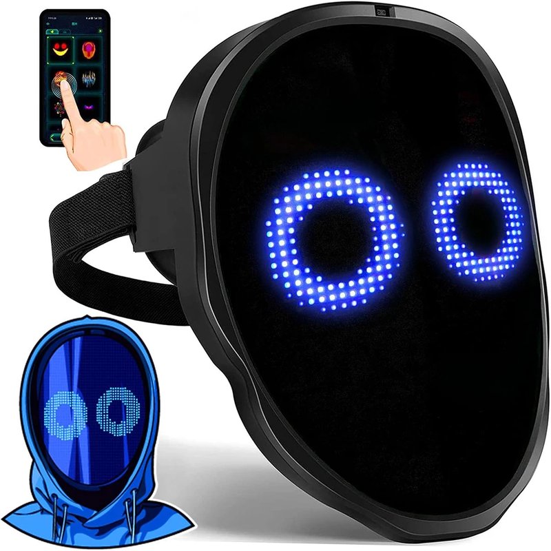 Bluetooth LED Halloween Mask