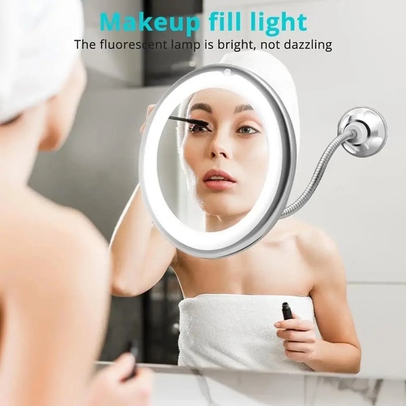LED Gooseneck Makeup Mirror