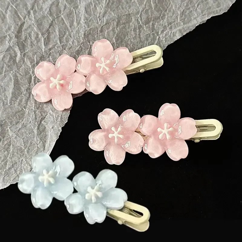 Cherry Blossom Hair Clips