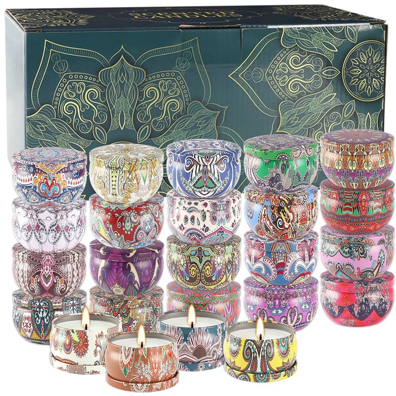 24-Pack Chinese Scented Candles