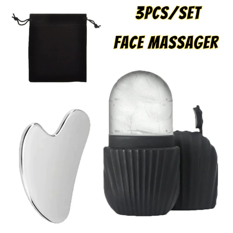 Stainless Steel Facial Massage Set