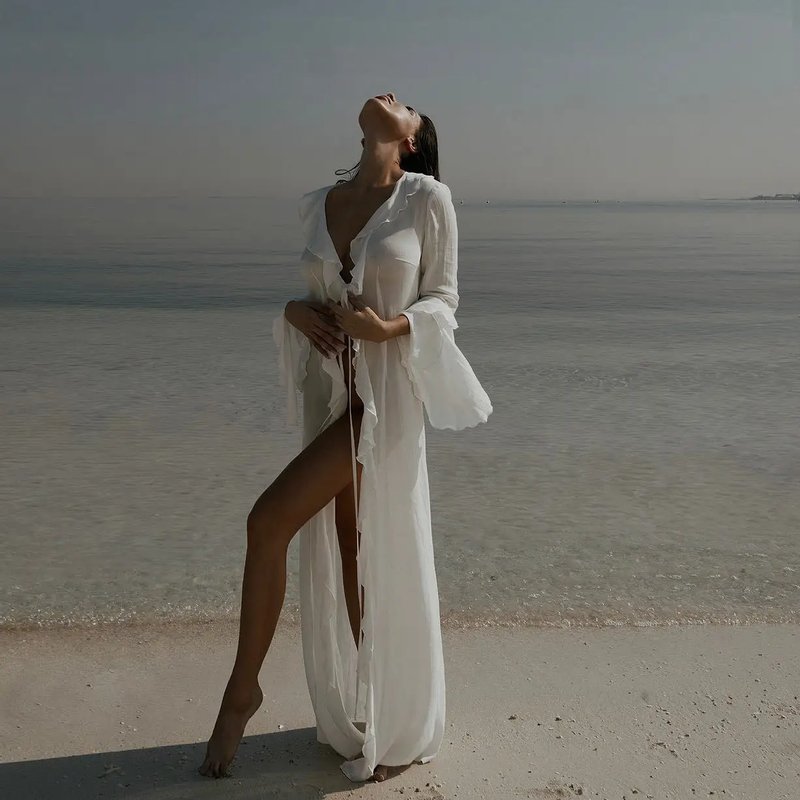 Chic Chiffon Beach Cover-Up
